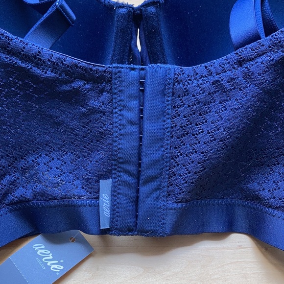 Aerie navy blue lightly lined Audrey bra 32DD - Picture 6 of 14